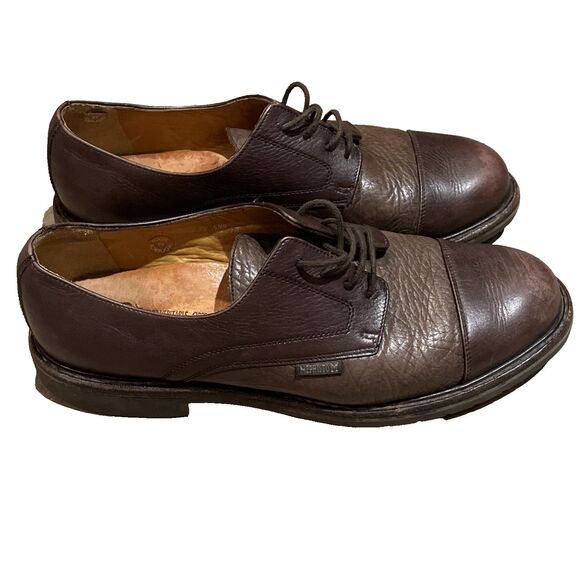 Mephisto Melchior Brown Leather Cap Toe Oxford Dress Shoes Goodyear Welt Mens 10 main image 4